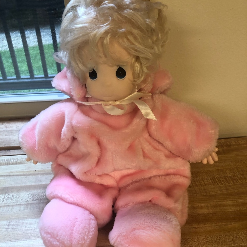 Precious Moments Pink Bunny Doll - Picture 2 of 4